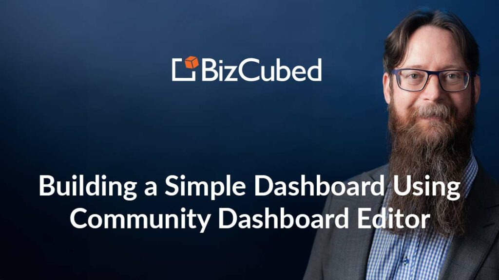 Video: Building a Simple Dashboard Using Community Dashboard Editor