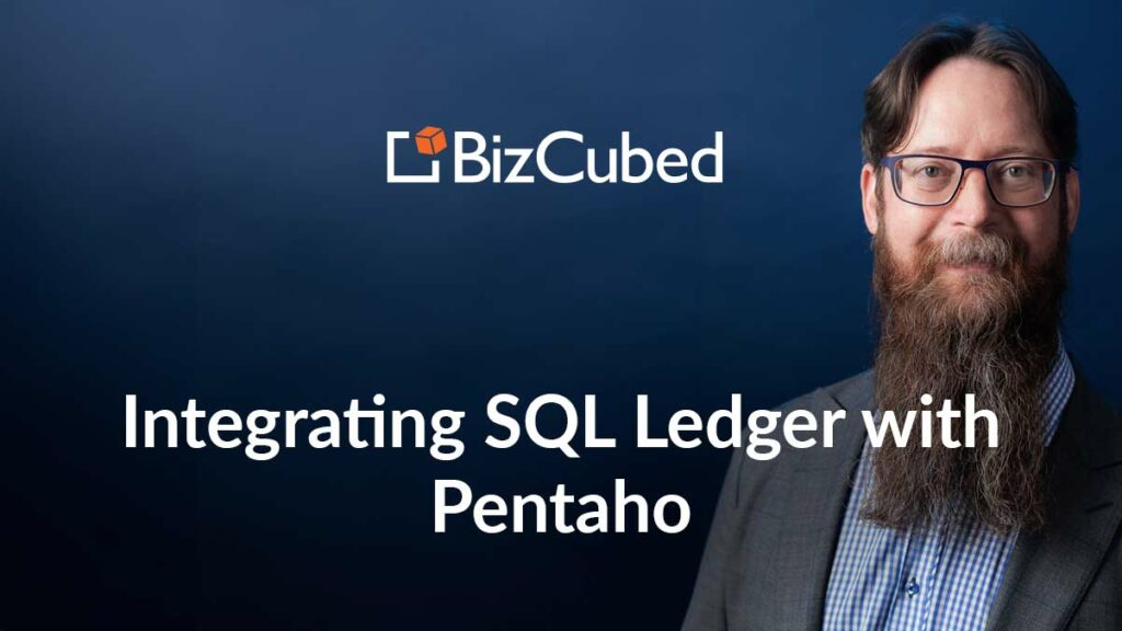 Video: Integrating SQL Ledger with Pentaho
