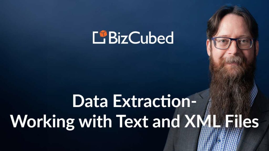 Video:Data Extraction Working with Text and XML Files