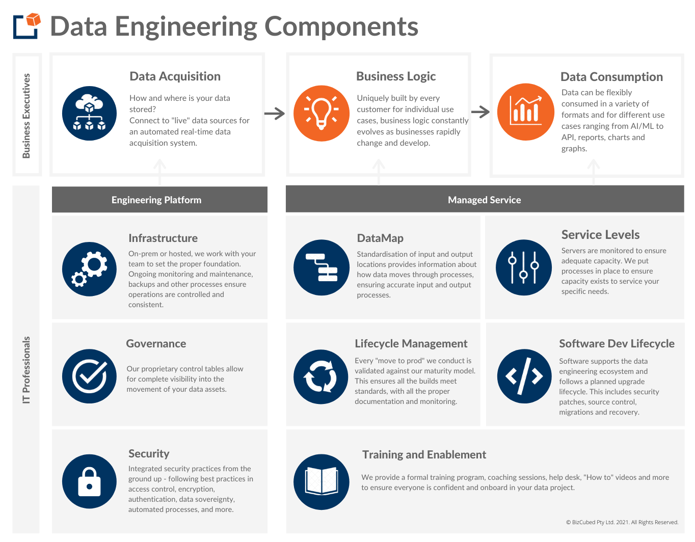 BizCubed Data Maturity Model