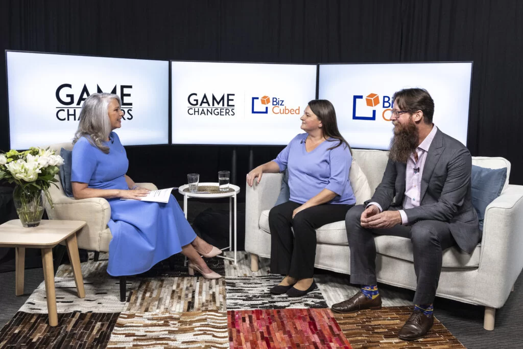 BizCubed co-Ceos Rebecca and Zachary Zeus on Gamechangers